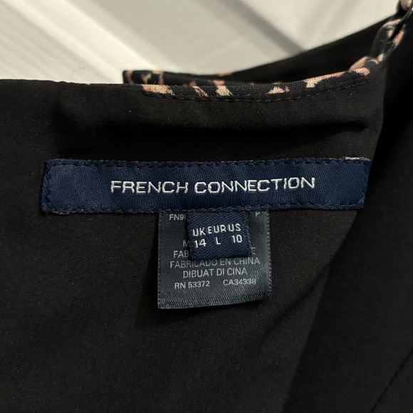 FRENCH CONNECTION | FC Leopard Cheetah Animal Print Bodycon Cocktail Dress - Picture 2 of 9